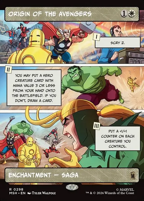 Origin of the Avengers · Marvel Super Heroes 298/24
