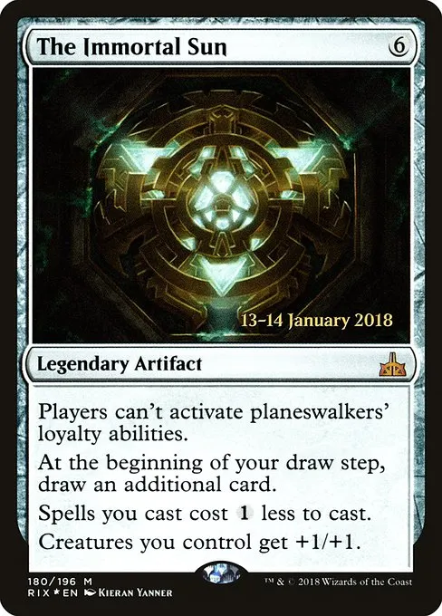 The Immortal Sun · Rivals of Ixalan Promos 180s/98