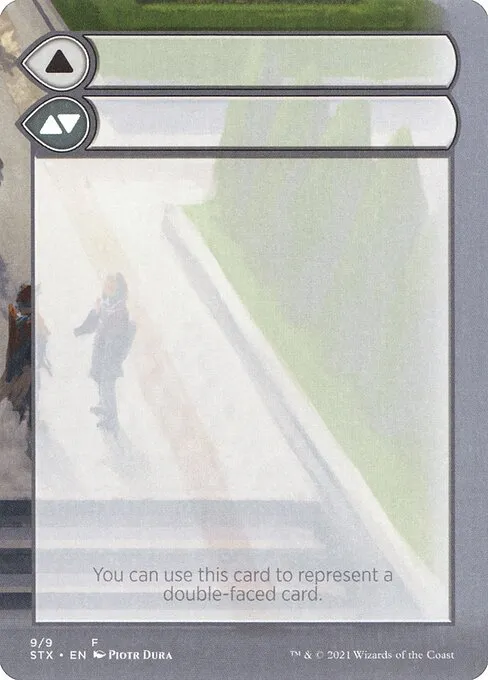 Double-Faced Substitute Card · Strixhaven: School of Mages Substitute Cards 9/9