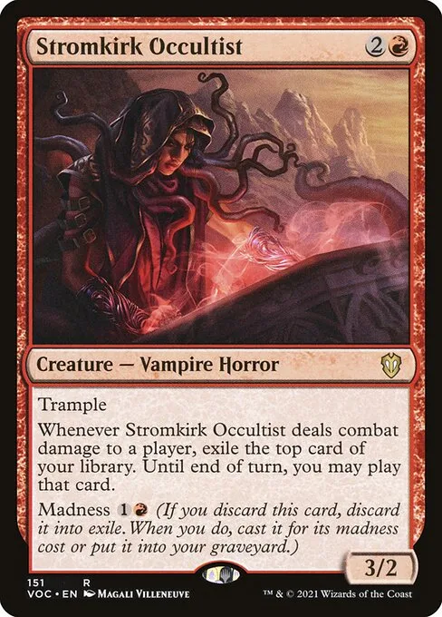 Stromkirk Occultist · Crimson Vow Commander 151/188