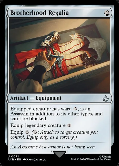Brotherhood Regalia · Assassin's Creed 71/309