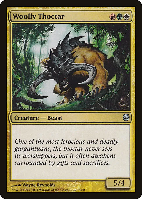 Woolly Thoctar · Duel Decks: Ajani vs. Nicol Bolas 13/80