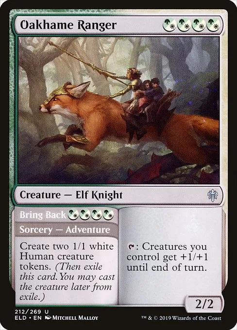 Oakhame Ranger // Bring Back · Throne of Eldraine 212/398