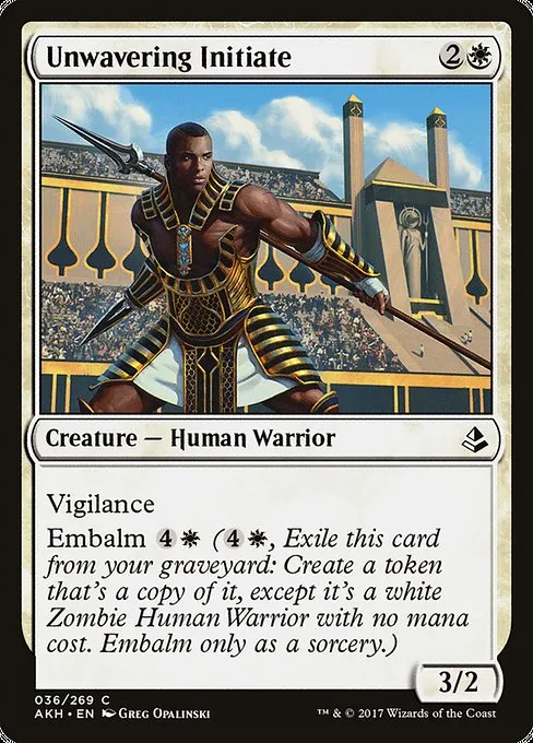 Unwavering Initiate · Amonkhet 36/287