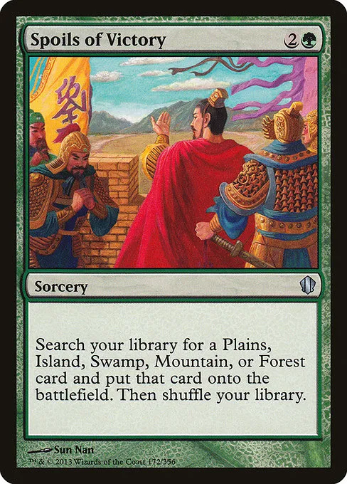 Spoils of Victory · Commander 2013 172/356