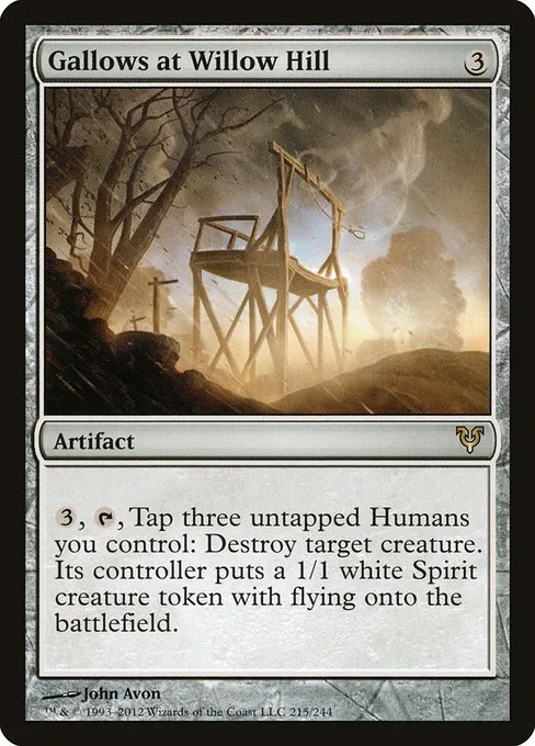 Gallows at Willow Hill · Avacyn Restored 215/244