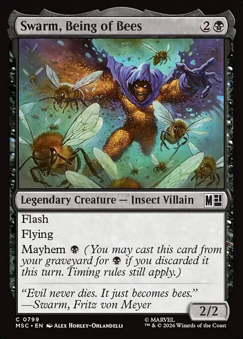 Swarm, Being of Bees · Marvel Super Heroes Commander 799/9