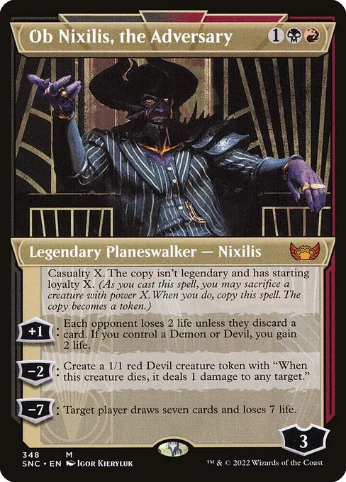 Ob Nixilis, the Adversary · Streets of New Capenna 348/513