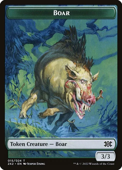 Boar · Double Masters 2022 Tokens 15/24