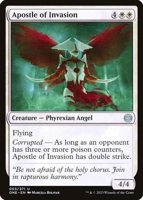 Apostle of Invasion · Phyrexia: All Will Be One 3/479
