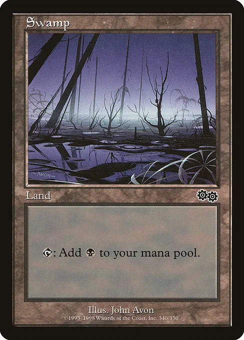 Swamp · Urza's Saga 340/357