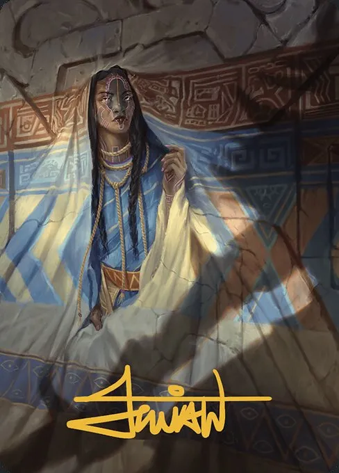 Whispersilk Cloak // Whispersilk Cloak · The Lost Caverns of Ixalan Art Series 80/81