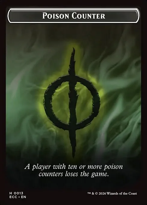 Poison Counter · Lorwyn Eclipsed Commander Tokens 13/13