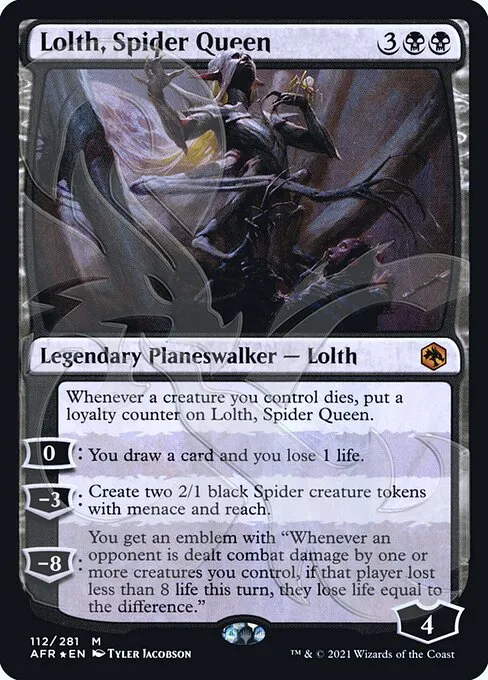 Lolth, Spider Queen · Adventures in the Forgotten Realms Promos 112a/241