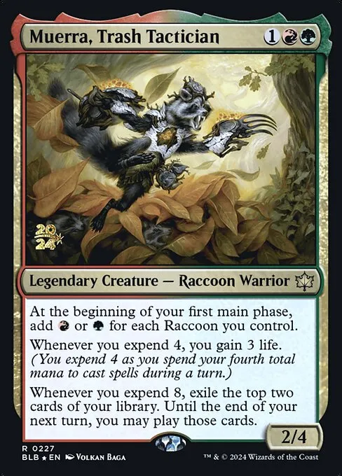Muerra, Trash Tactician · Bloomburrow Promos 227s/160