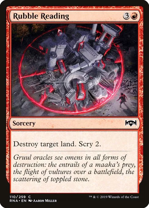 Rubble Reading · Ravnica Allegiance 110/273