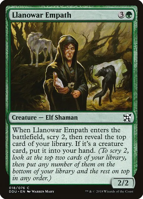 Llanowar Empath · Duel Decks: Elves vs. Inventors 18/76