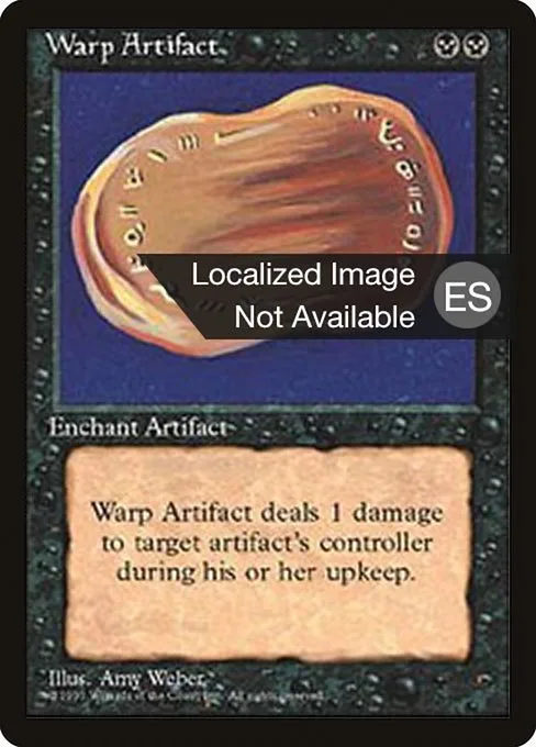 Warp Artifact · Fourth Edition Foreign Black Border 169/378