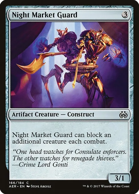 Night Market Guard · Aether Revolt 166/197
