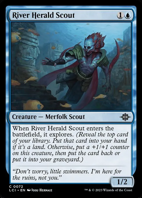 River Herald Scout · The Lost Caverns of Ixalan 72/416
