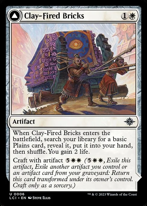 Clay-Fired Bricks // Cosmium Kiln · The Lost Caverns of Ixalan 6/416