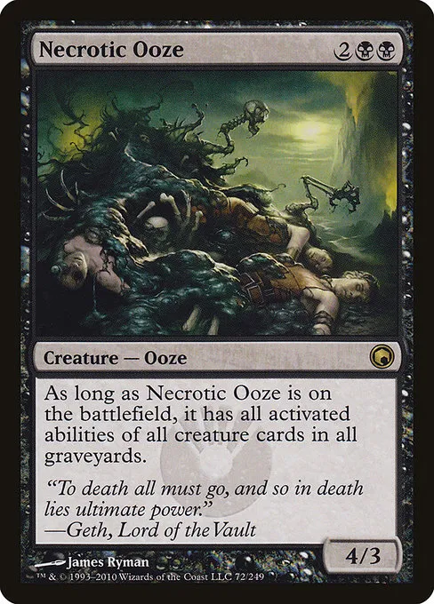 Necrotic Ooze · Scars of Mirrodin 72/249