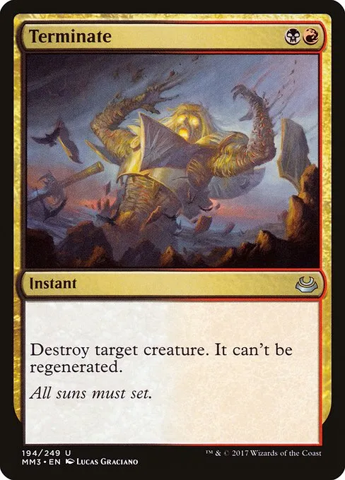 Terminate · Modern Masters 2017 194/249
