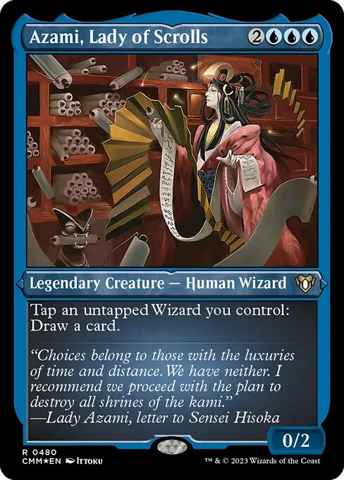Azami, Lady of Scrolls · Commander Masters 480/1067