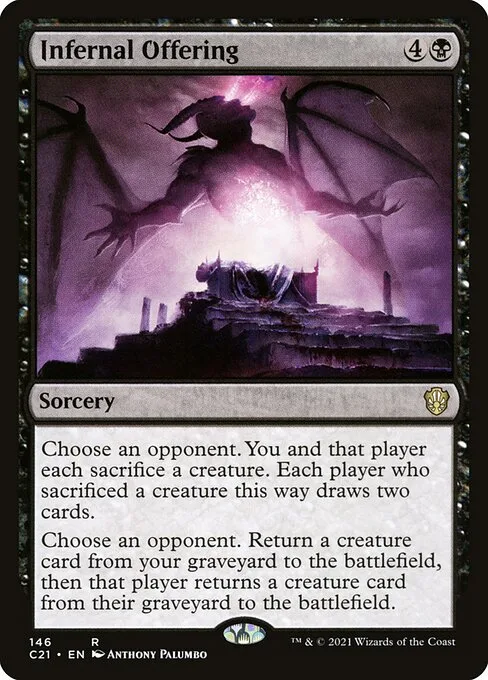 Infernal Offering · Commander 2021 146/409