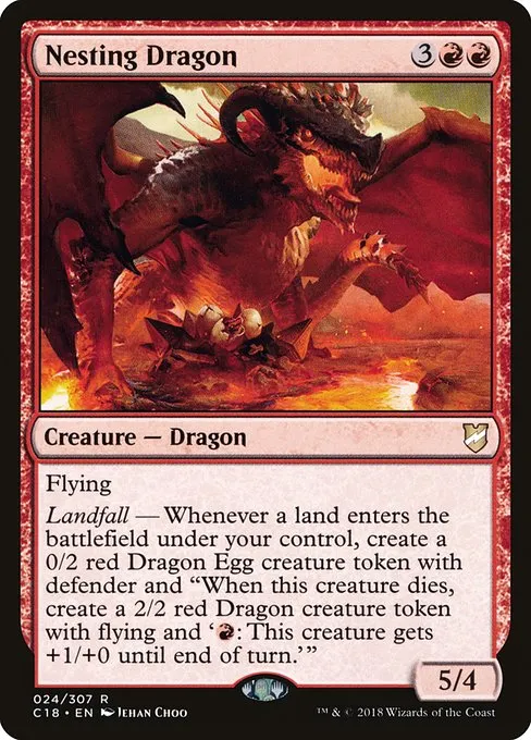 Nesting Dragon · Commander 2018 24/307