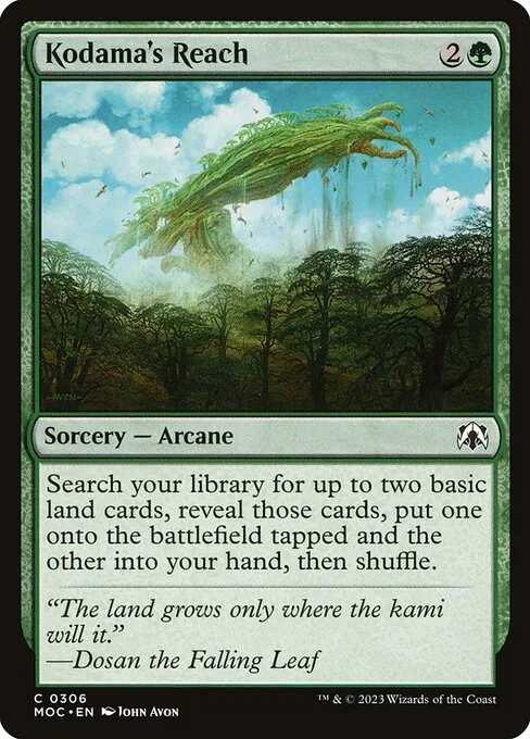 Kodama's Reach · March of the Machine Commander 306/450