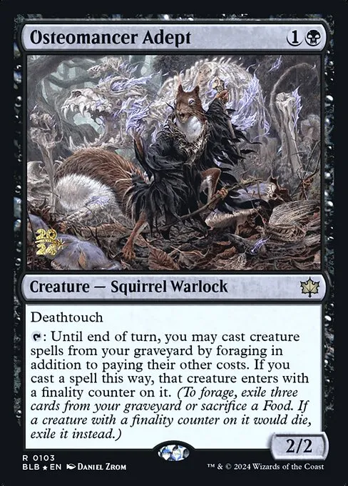 Osteomancer Adept · Bloomburrow Promos 103s/160