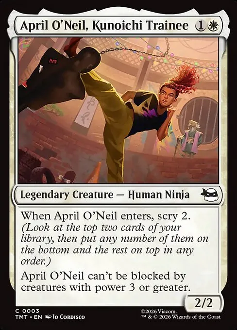 April O'Neil, Kunoichi Trainee · Teenage Mutant Ninja Turtles 3/320