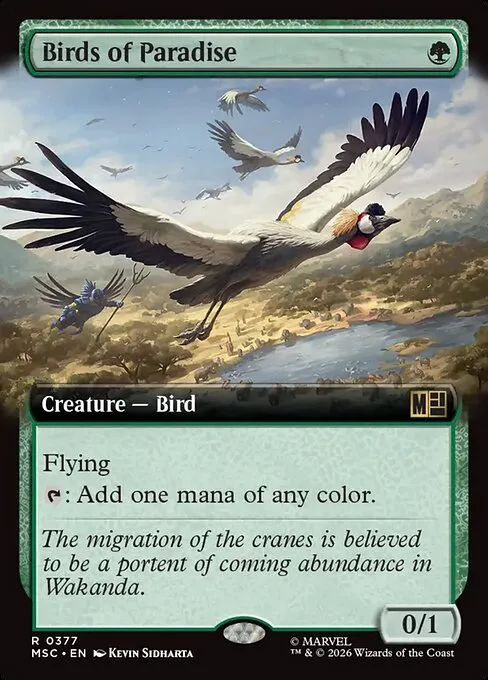 Birds of Paradise · Marvel Super Heroes Commander 377/9