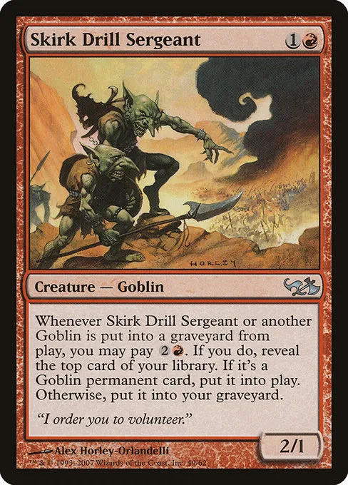 Skirk Drill Sergeant · Duel Decks: Elves vs. Goblins 49/62