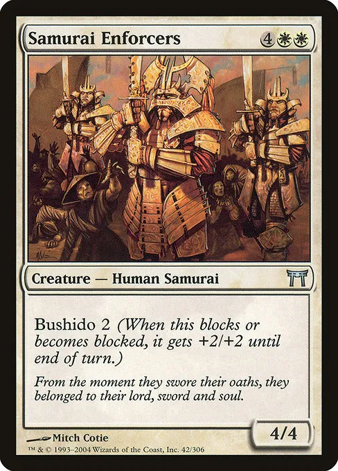 Samurai Enforcers · Champions of Kamigawa 42/307