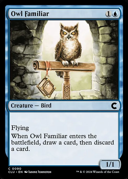 Owl Familiar · Ravnica: Clue Edition 90/284