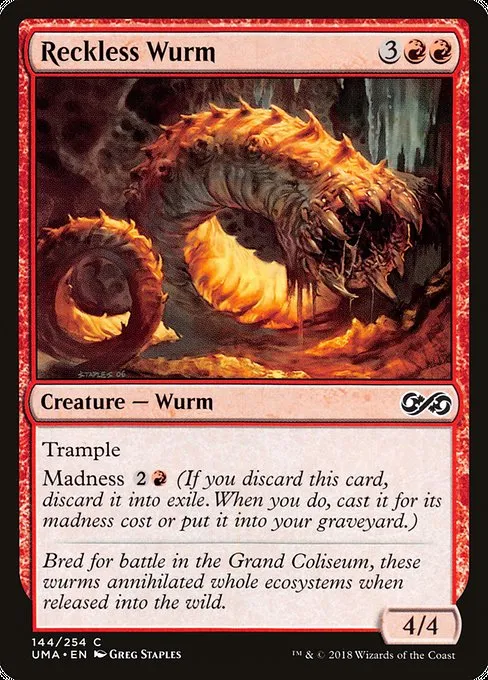 Reckless Wurm · Ultimate Masters 144/254