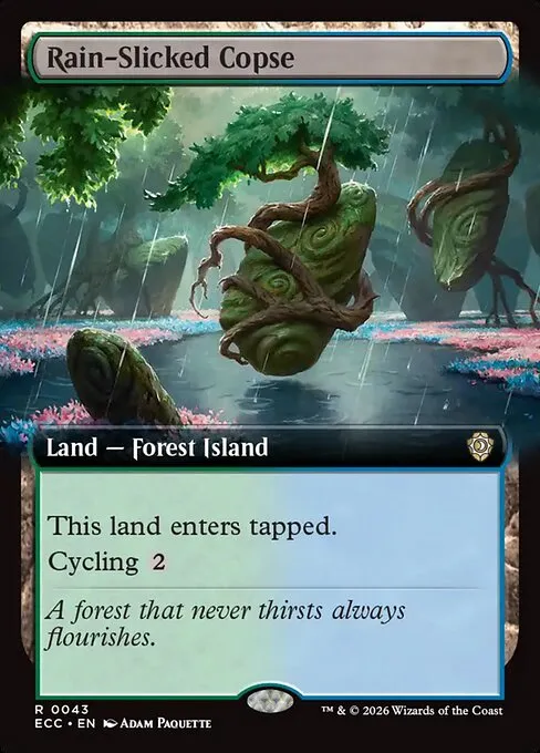 Rain-Slicked Copse · Lorwyn Eclipsed Commander 43/176