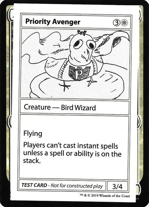 Priority Avenger · Mystery Booster Playtest Cards 2021 9/121