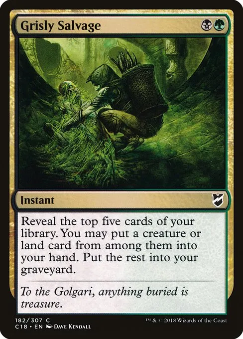 Grisly Salvage · Commander 2018 182/307