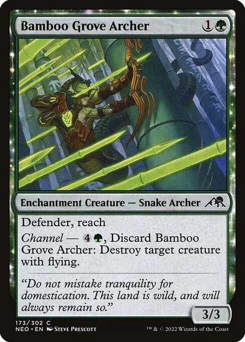 Bamboo Grove Archer · Kamigawa: Neon Dynasty 173/531