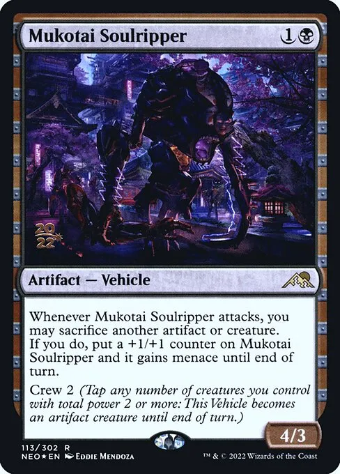 Mukotai Soulripper · Kamigawa: Neon Dynasty Promos 113s/148