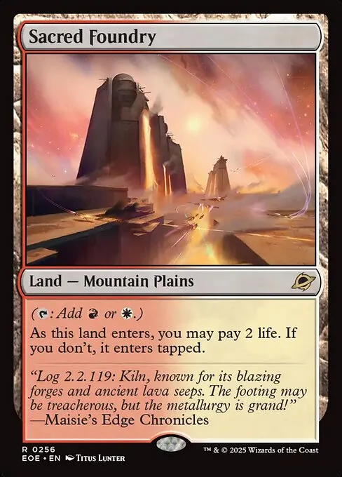 Sacred Foundry · Edge of Eternities 256/400