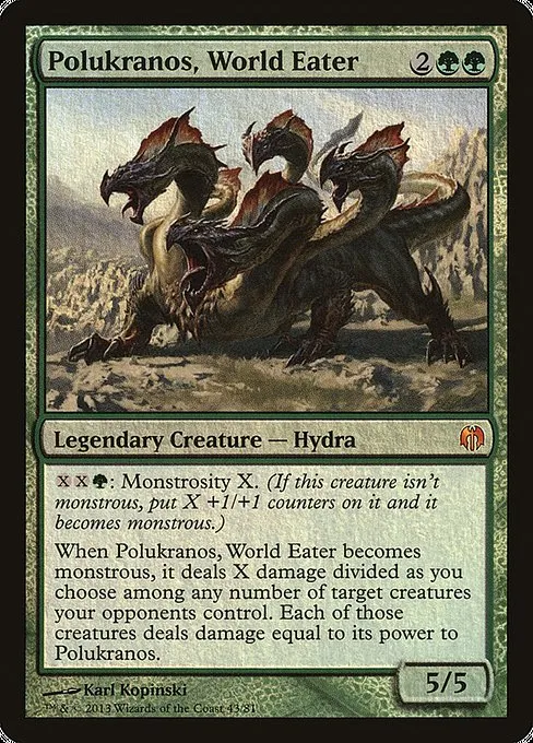 Polukranos, World Eater · Duel Decks: Heroes vs. Monsters 43/81