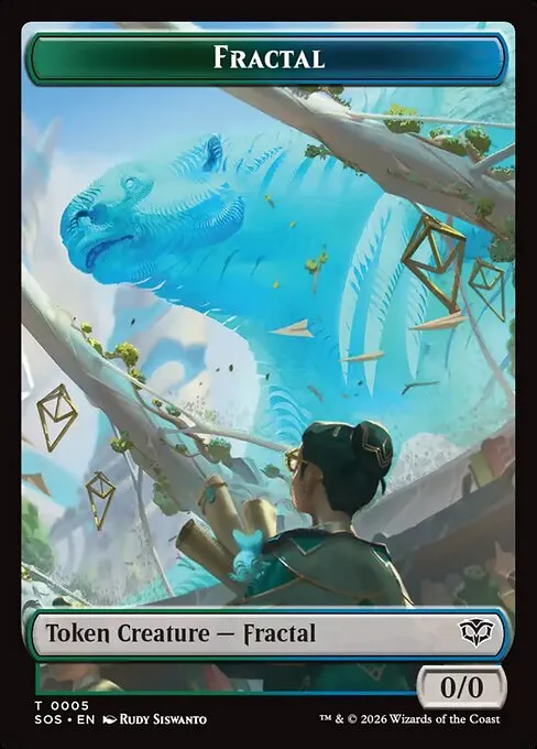 Fractal · Secrets of Strixhaven Tokens 5/14