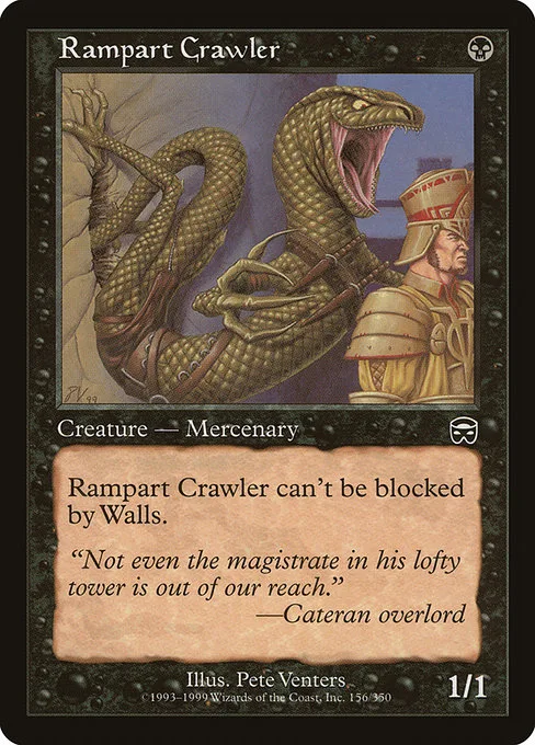 Rampart Crawler · Mercadian Masques 156/350