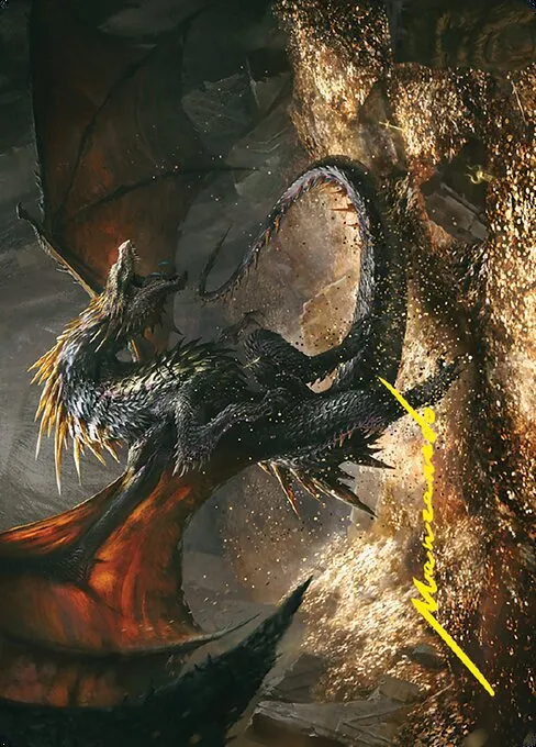 Cavern-Hoard Dragon // Cavern-Hoard Dragon · Tales of Middle-earth Art Series 61/81