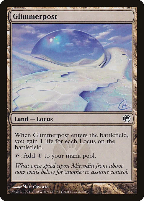 Glimmerpost · Scars of Mirrodin 227/249