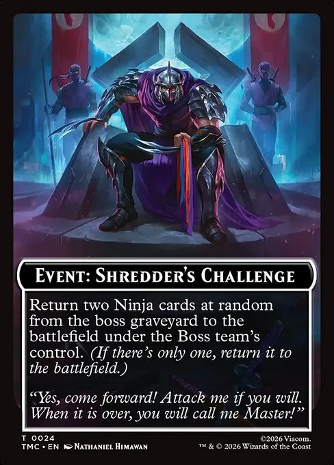 Event: Shredder's Challenge · Teenage Mutant Ninja Turtles Eternal Tokens 24/31